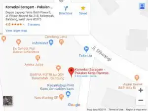 peta lokasi konveksi seragam